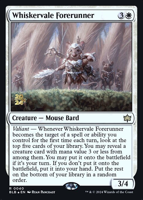 Whiskervale Forerunner (40s) [Bloomburrow Promos]