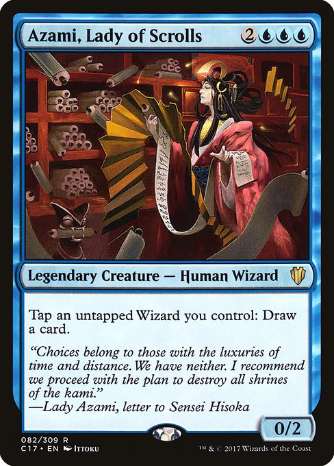 Azami, Lady of Scrolls (82) [Commander 2017]