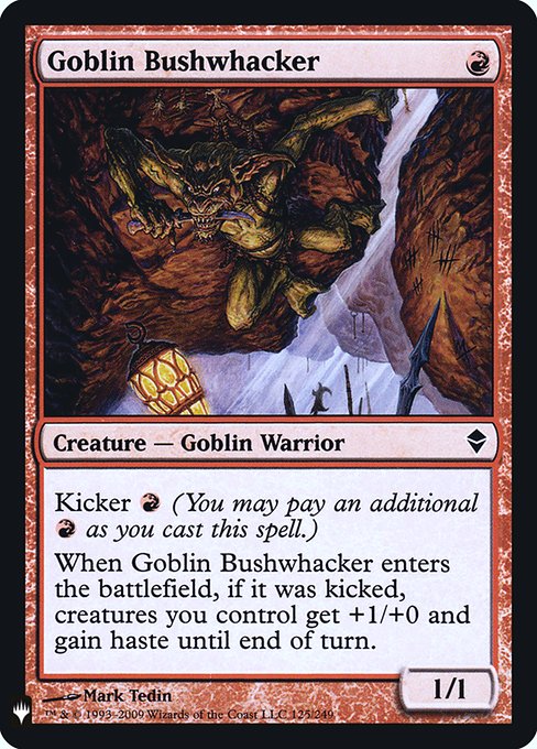 Goblin Bushwhacker (ZEN-125) [The List]