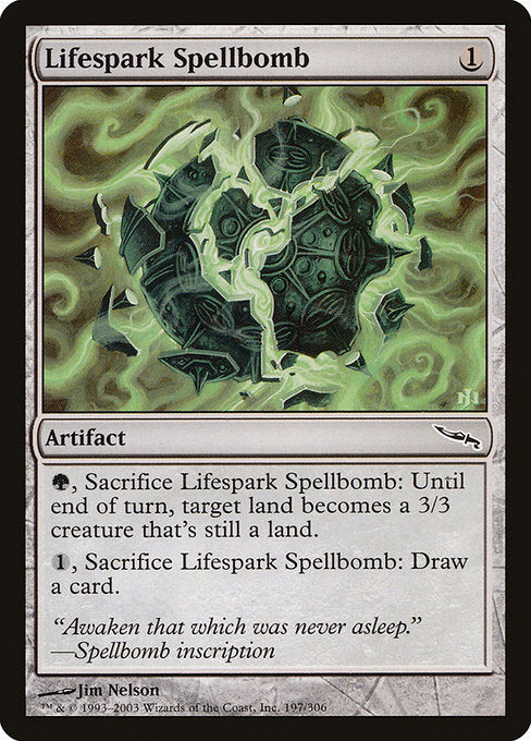 Lifespark Spellbomb (197) [Mirrodin]