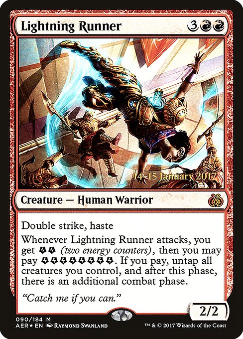 Lightning Runner (90s) [Aether Revolt Promos]