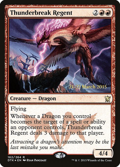 Thunderbreak Regent (162s) [Dragons of Tarkir Promos]