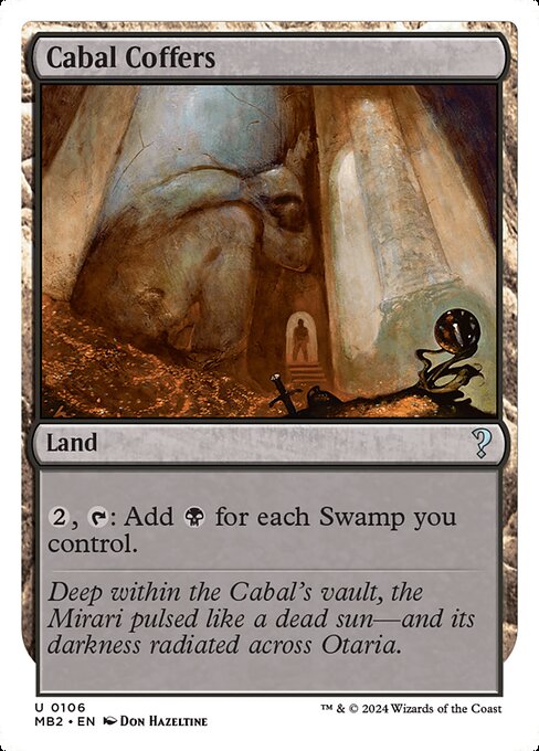 Cabal Coffers (106) [Mystery Booster 2]