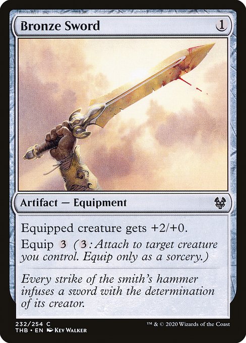Bronze Sword (232) [Theros Beyond Death]