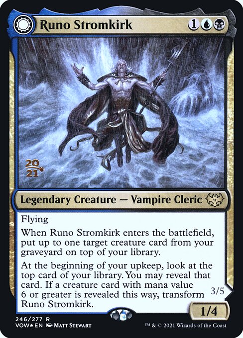 Runo Stromkirk // Krothuss, Lord of the Deep (246s) [Innistrad: Crimson Vow Promos]