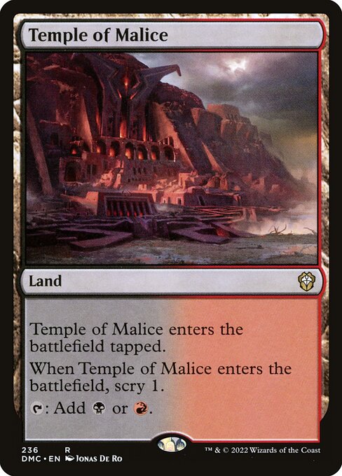 Temple of Malice (236) [Dominaria United Commander]