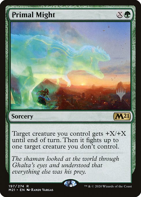 Primal Might (197p) [Core Set 2021 Promos]