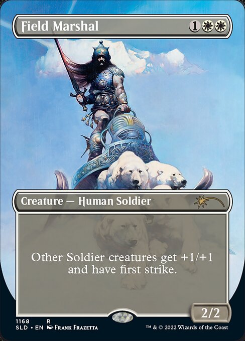 Field Marshal (1168) [Secret Lair Drop] [Borderless]