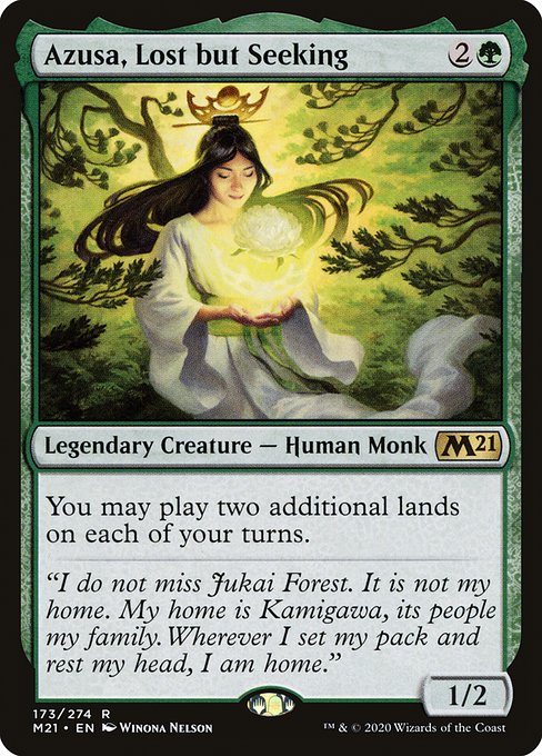 Azusa, Lost but Seeking (173) [Core Set 2021]