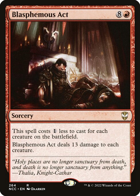 Blasphemous Act (264) [New Capenna Commander]
