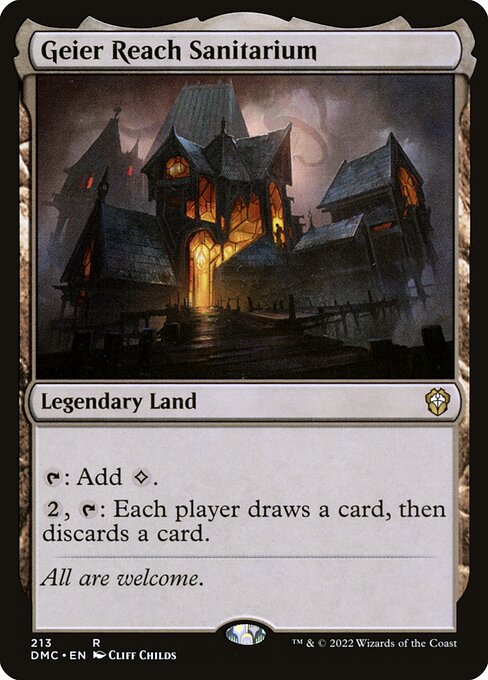Geier Reach Sanitarium (213) [Dominaria United Commander]