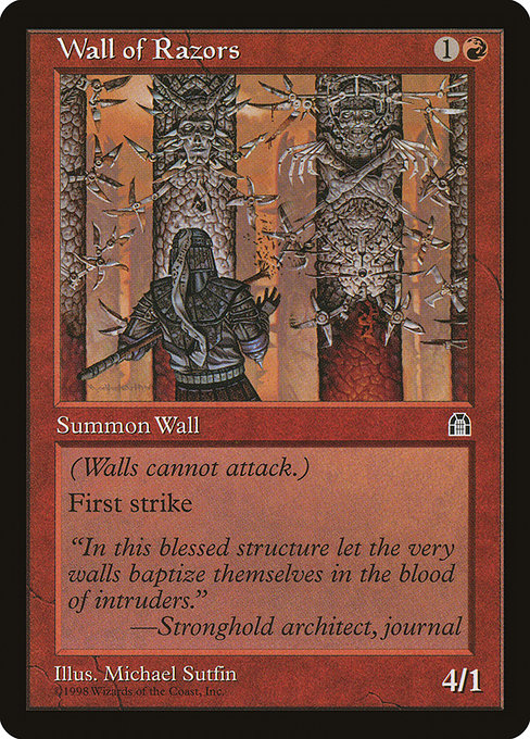 Wall of Razors (100) [Stronghold]