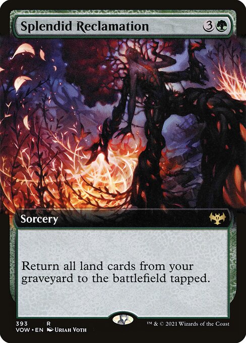 Splendid Reclamation (393) [Innistrad: Crimson Vow] [Extended Art]