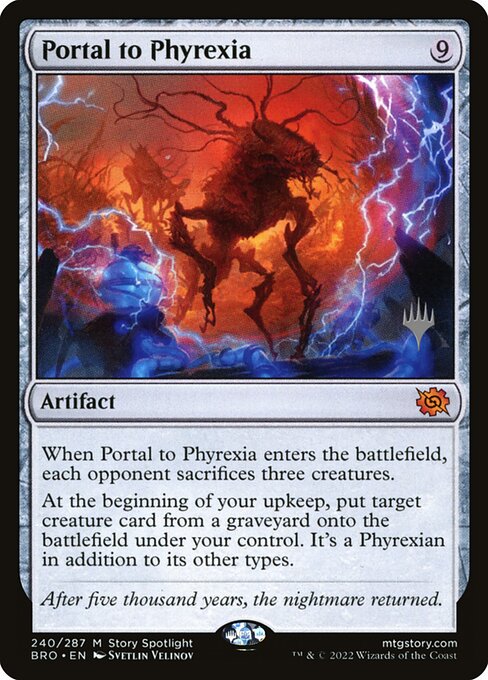 Portal to Phyrexia (240p) [The Brothers' War Promos]