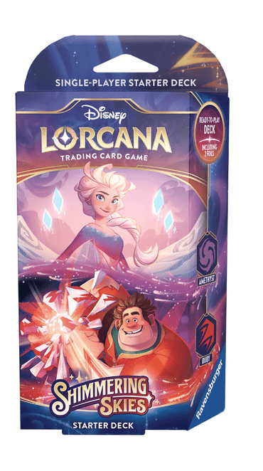 Disney Lorcana Shimmering Skies: Amythest &amp; Ruby Starter Deck image 0