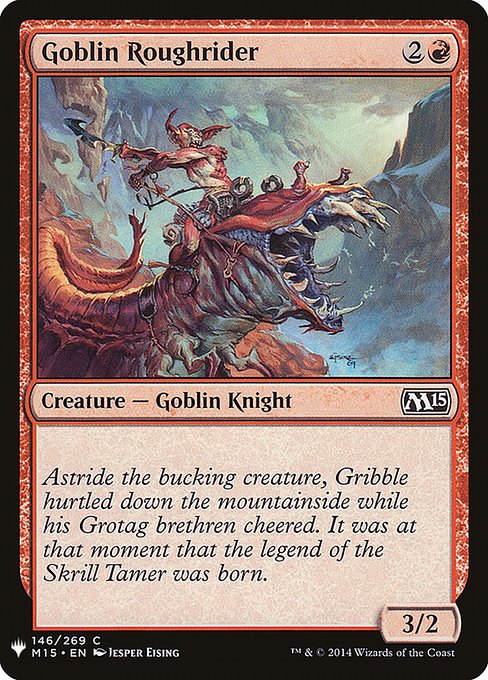 Goblin Roughrider (M15-146) [The List]
