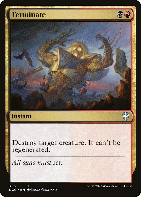 Terminate (353) [New Capenna Commander]