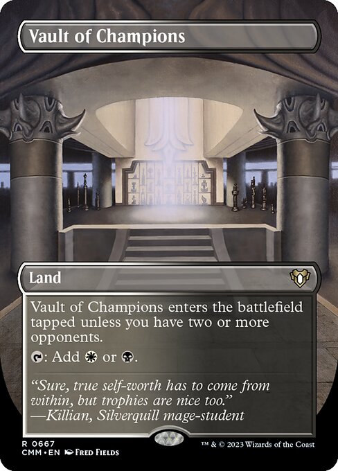 Vault of Champions (667) [Commander Masters] [Borderless]