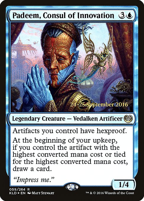 Padeem, Consul of Innovation (59s) [Kaladesh Promos]