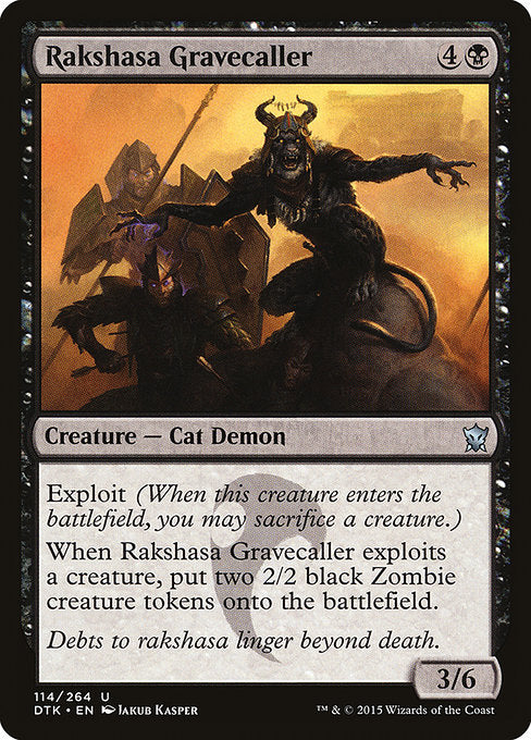 Rakshasa Gravecaller (114) [Dragons of Tarkir]