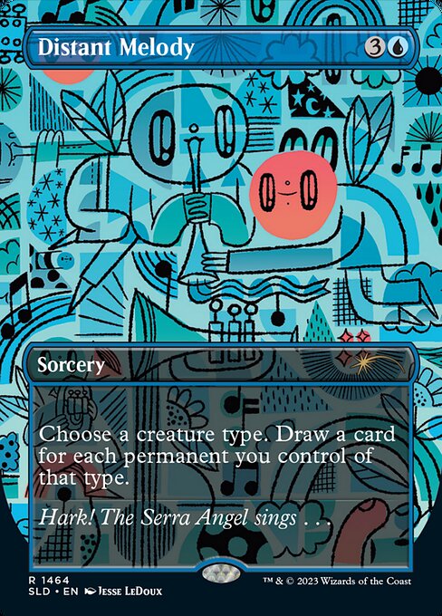 Distant Melody (1464) [Secret Lair Drop] [Borderless]