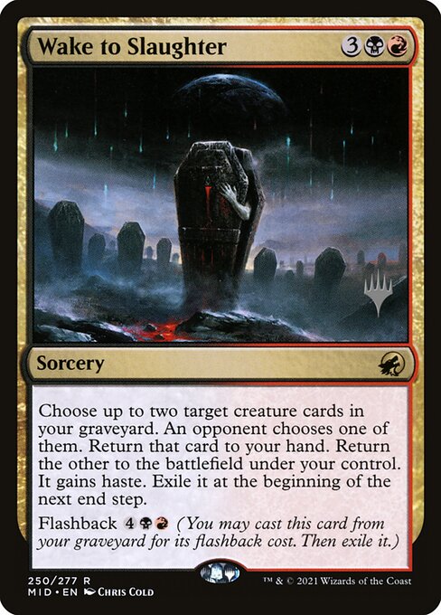 Wake to Slaughter (250p) [Innistrad: Midnight Hunt Promos]