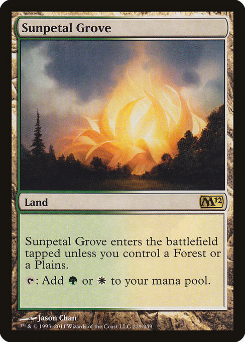 Sunpetal Grove (229) [Magic 2012]