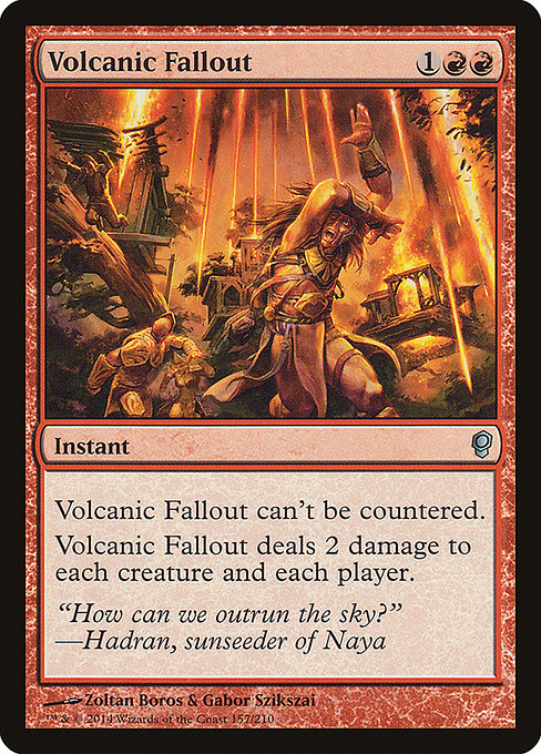 Volcanic Fallout (157) [Conspiracy]