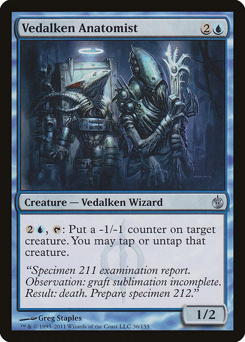 Vedalken Anatomist (36) [Mirrodin Besieged]