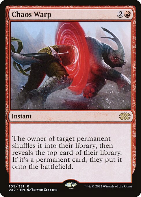 Chaos Warp (105) [Double Masters 2022]