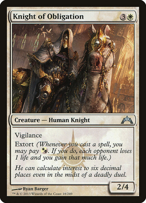 Knight of Obligation (18) [Gatecrash]