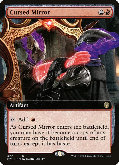 Cursed Mirror (377) [Commander 2021] [Extended Art]
