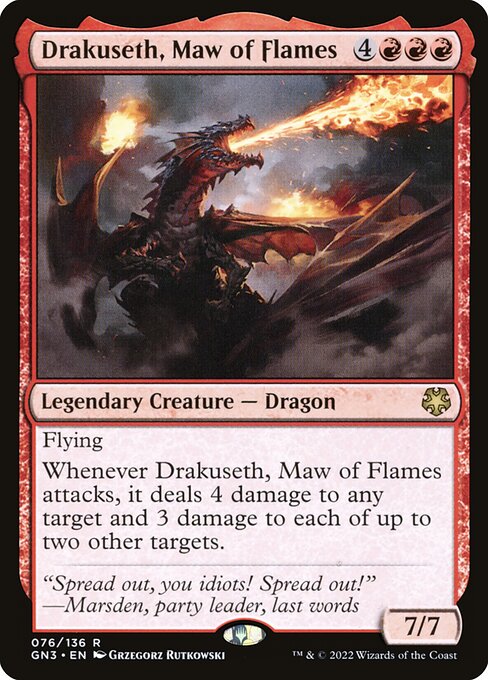 Drakuseth, Maw of Flames (76) [Game Night: Free-for-All]