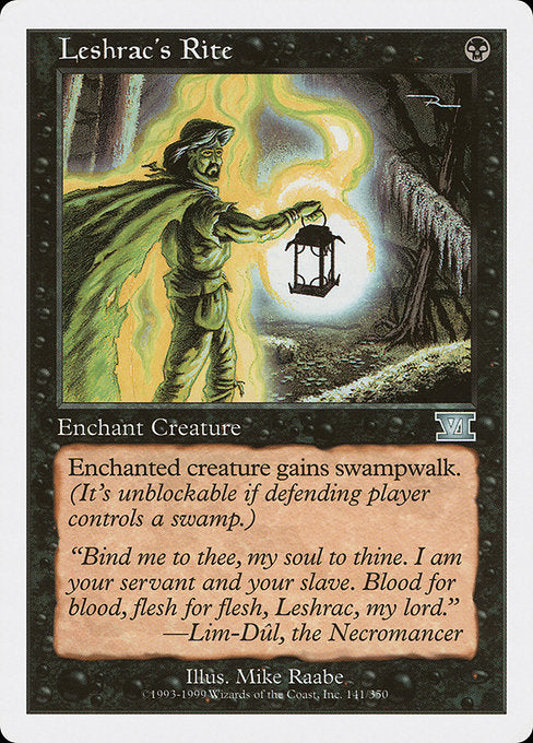 Leshrac's Rite (141) [Classic Sixth Edition]