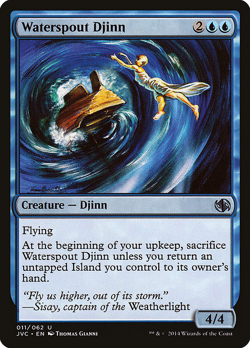 Waterspout Djinn (11) [Duel Decks Anthology: Jace vs. Chandra]