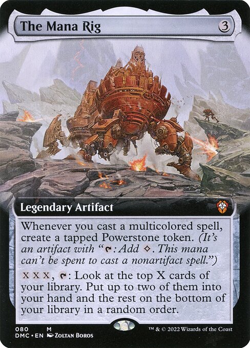 The Mana Rig (80) [Dominaria United Commander] [Extended Art]