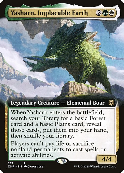 Yasharn, Implacable Earth (371) [Zendikar Rising] [Extended Art]