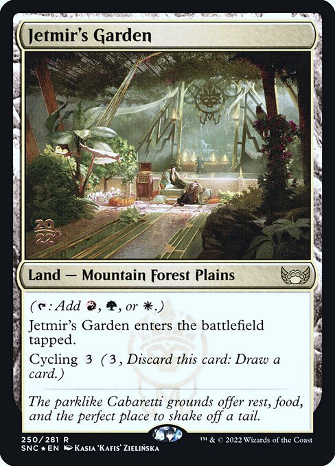 Jetmir's Garden (250s) [Streets of New Capenna Promos]