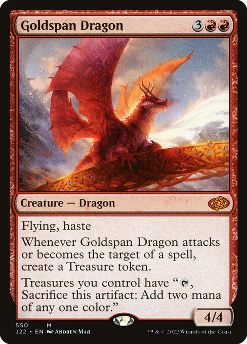 Goldspan Dragon (550) [Jumpstart 2022]