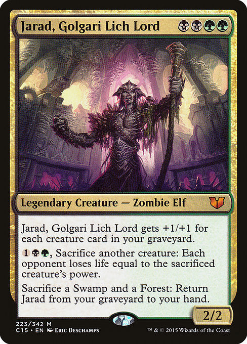 Jarad, Golgari Lich Lord (223) [Commander 2015]
