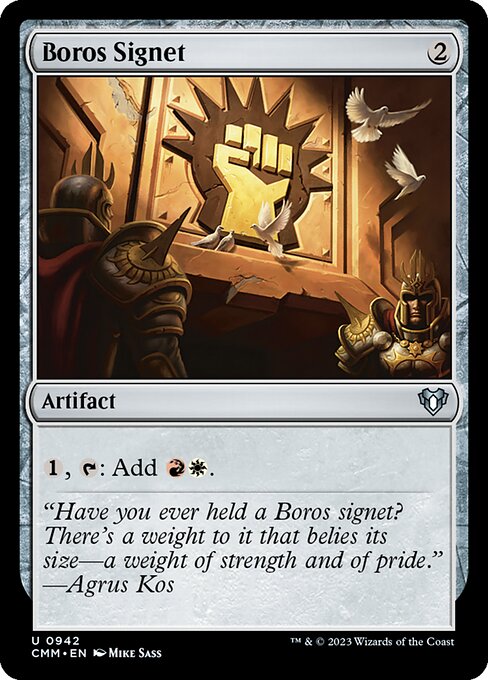 Boros Signet (942) [Commander Masters]