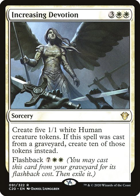 Increasing Devotion (91) [Commander 2020]