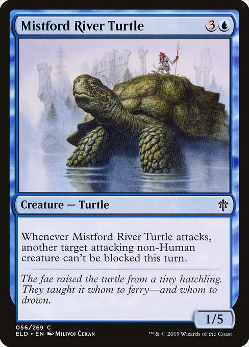 Mistford River Turtle (56) [Throne of Eldraine]
