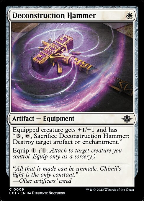 Deconstruction Hammer (9) [The Lost Caverns of Ixalan]