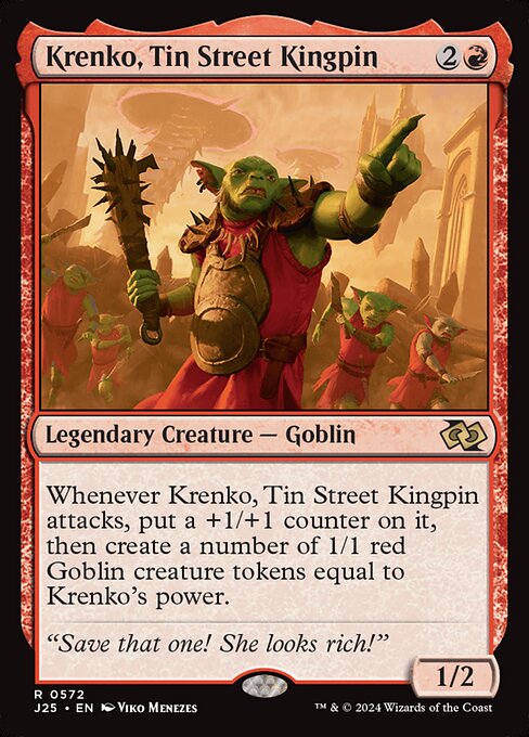 Krenko, Tin Street Kingpin (572) [Foundations Jumpstart]