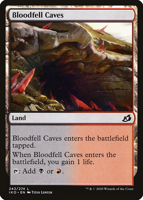 Bloodfell Caves (243) [Ikoria: Lair of Behemoths]