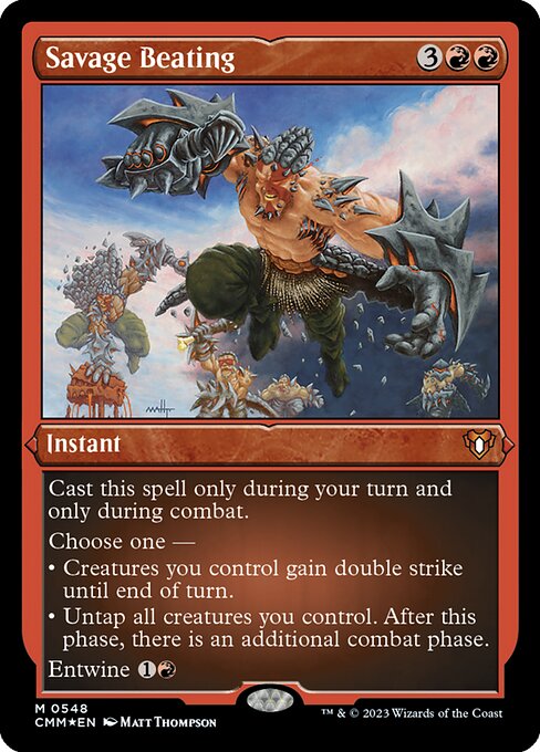 Savage Beating (548) [Commander Masters]