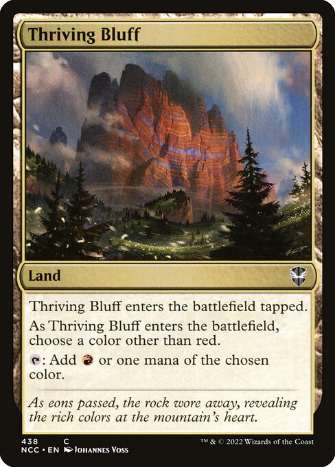 Thriving Bluff (438) [New Capenna Commander]