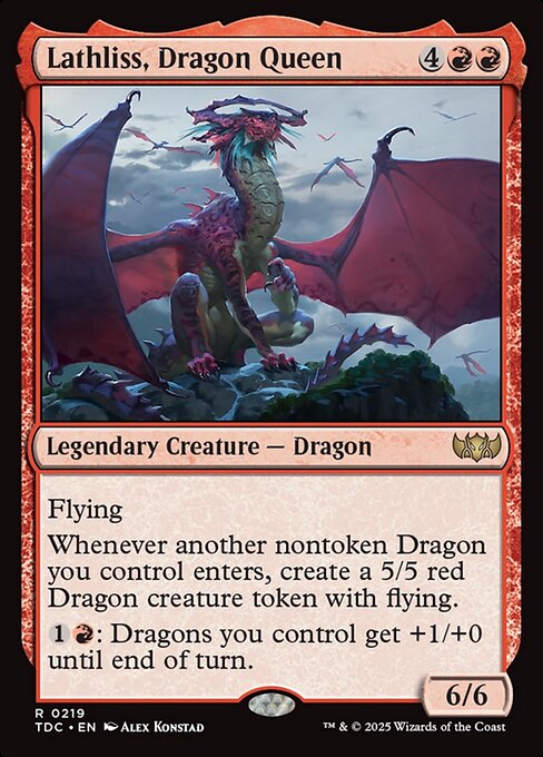 Lathliss, Dragon Queen (219) [Tarkir: Dragonstorm Commander]