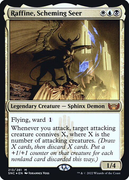Raffine, Scheming Seer (213s) [Streets of New Capenna Promos]